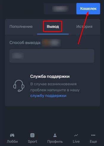 Вывод средств